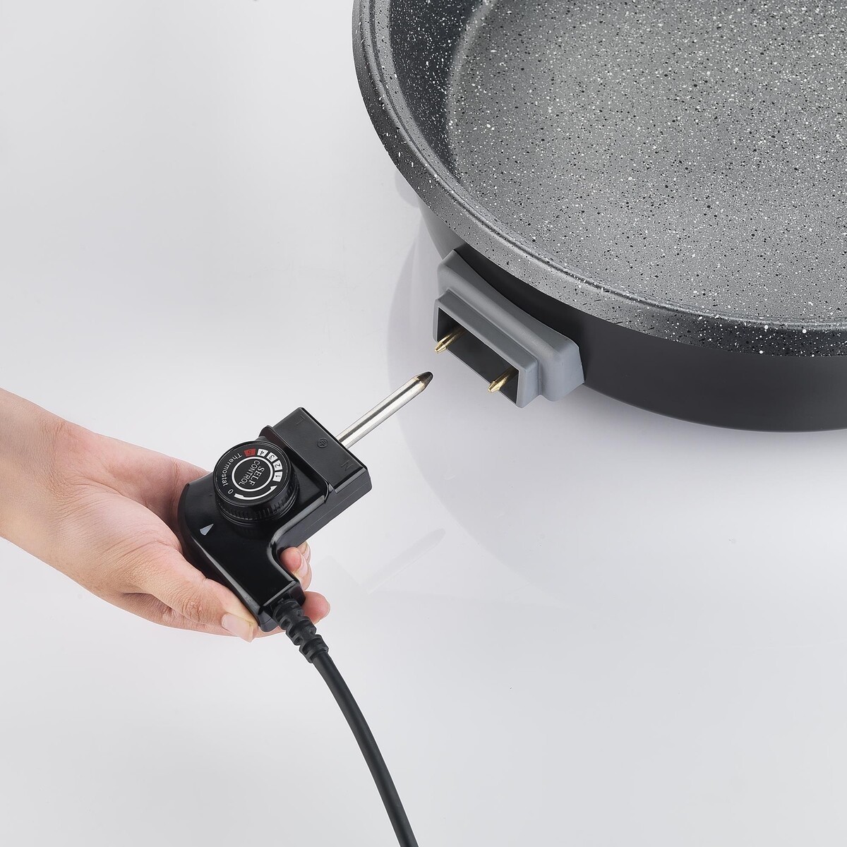 Schafer Crock Elektrikli Pişirici Pizza Makinesi Siyah Elektrikli